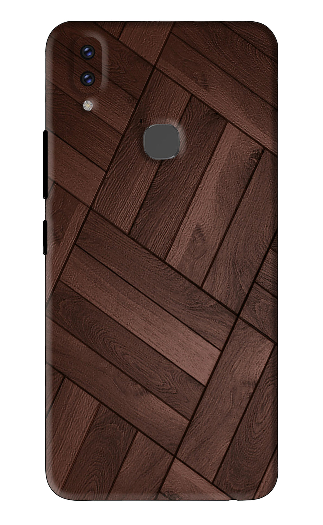 Wooden Texture Design Vivo V9 Youth Back Skin Wrap