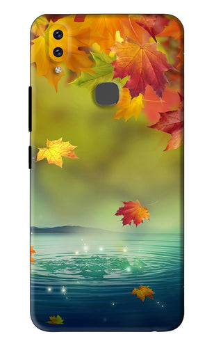 Flowers 1 Vivo V9 Youth Back Skin Wrap