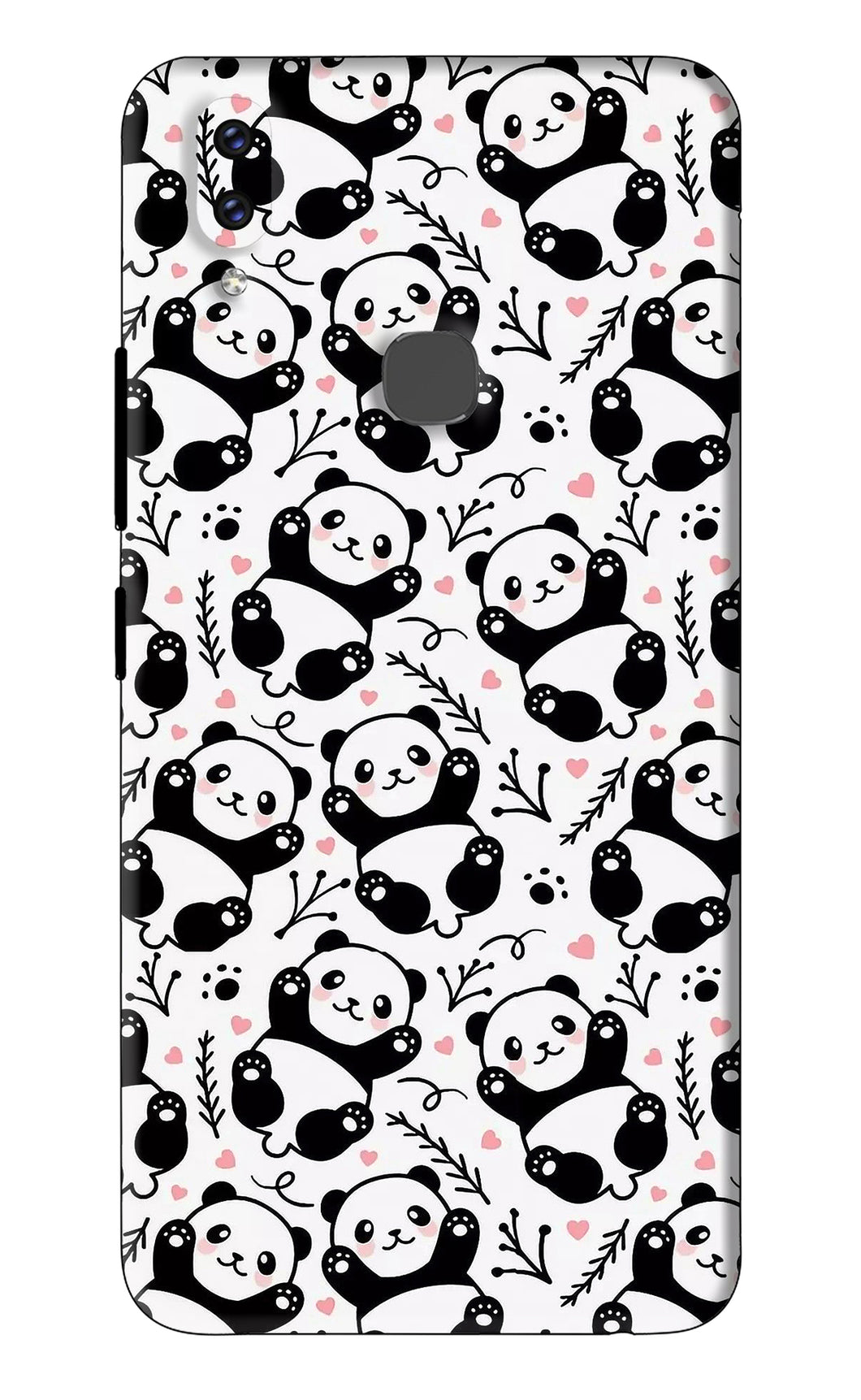 Cute Panda Vivo V9 Youth Back Skin Wrap