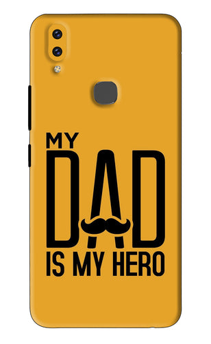 My Dad Is My Hero Vivo V9 Youth Back Skin Wrap