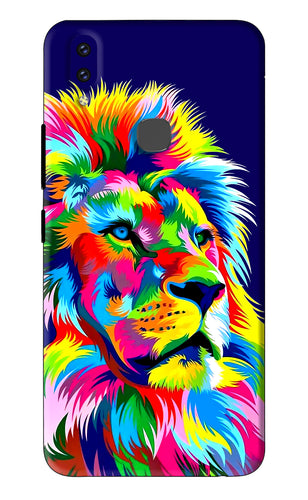 Vector Art Lion Vivo V9 Youth Back Skin Wrap