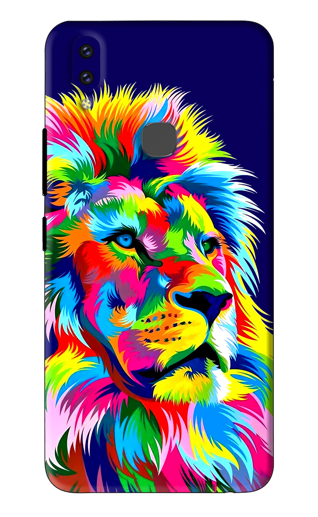 Vector Art Lion Vivo V9 Youth Back Skin Wrap