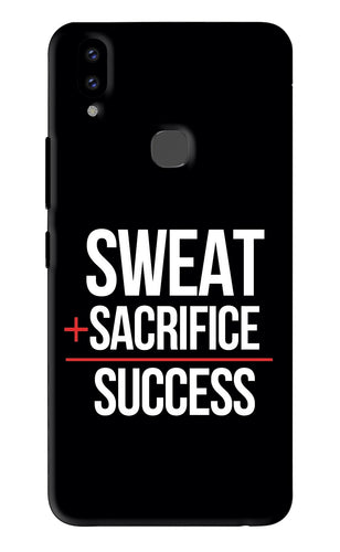 Sweat Sacrifice Success Vivo V9 Youth Back Skin Wrap