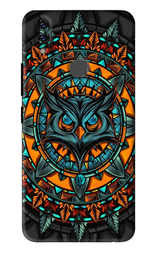 Angry Owl Art Vivo V9 Youth Back Skin Wrap