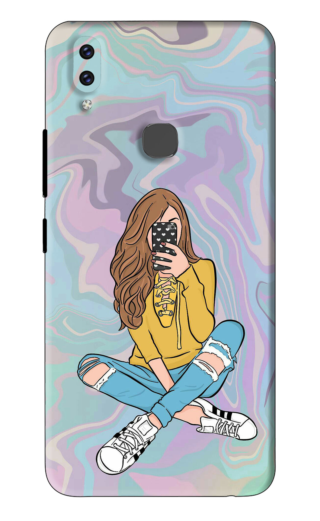 Selfie Girl Vivo V9 Youth Back Skin Wrap