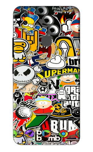 Sticker Bomb Vivo V9 Youth Back Skin Wrap