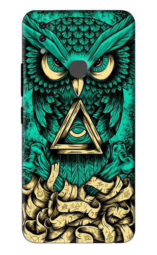 Green Owl Vivo V9 Youth Back Skin Wrap