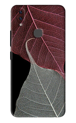 Leaf Pattern Vivo V9 Youth Back Skin Wrap