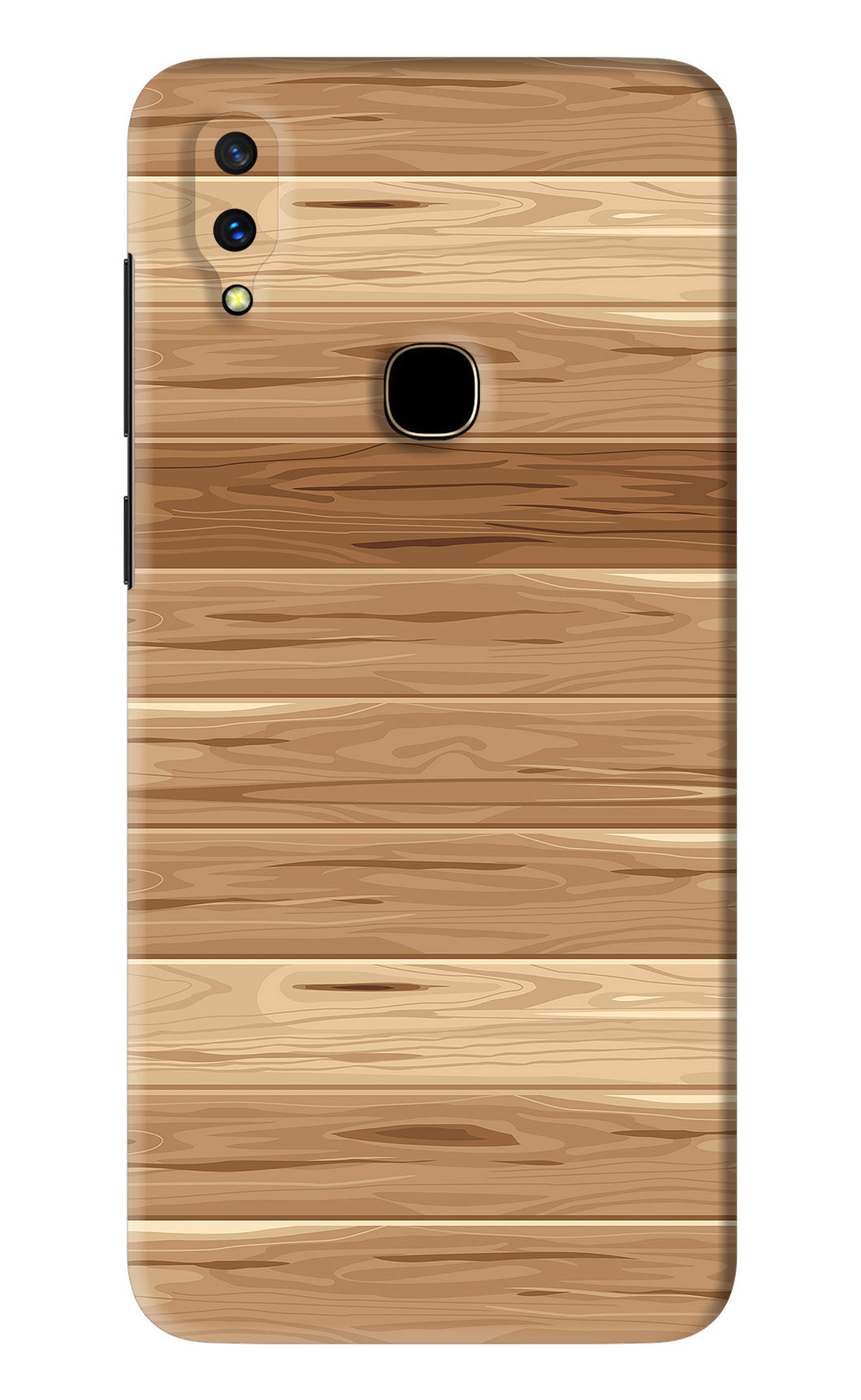 Wooden Vector Vivo V11 Back Skin Wrap