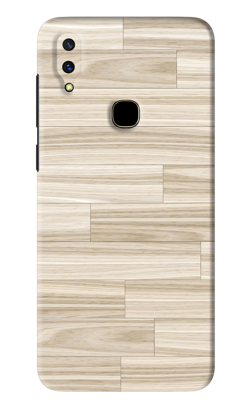 Wooden Art Texture Vivo V11 Back Skin Wrap