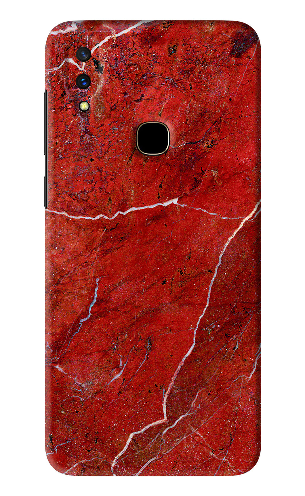 Red Marble Design Vivo V11 Back Skin Wrap
