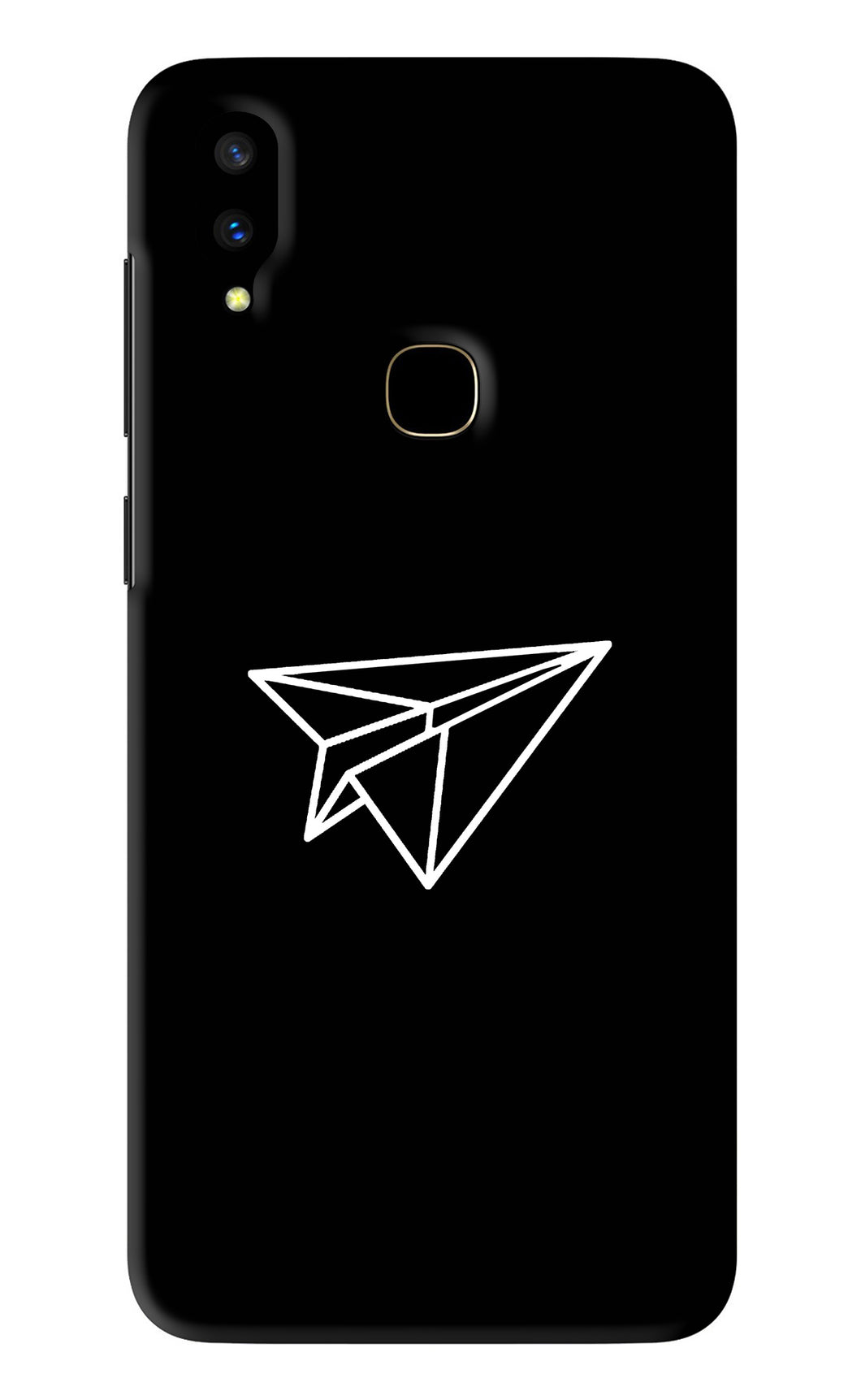 Paper Plane White Vivo V11 Back Skin Wrap