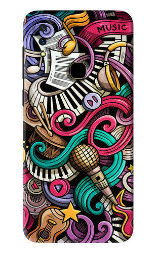 Music Abstract Vivo V11 Back Skin Wrap