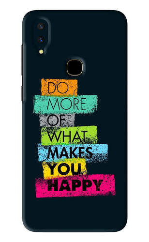 Do More Of What Makes You Happy Vivo V11 Back Skin Wrap