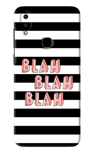Blah Blah Blah Vivo V11 Back Skin Wrap