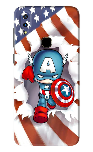 Captain America Vivo V11 Back Skin Wrap