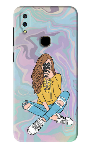 Selfie Girl Vivo V11 Back Skin Wrap