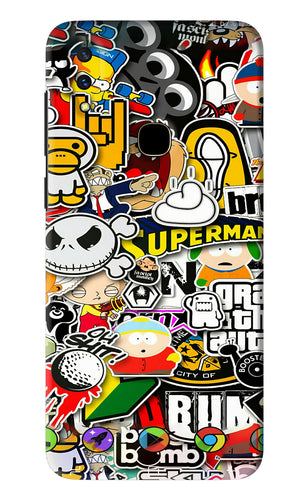 Sticker Bomb Vivo V11 Back Skin Wrap
