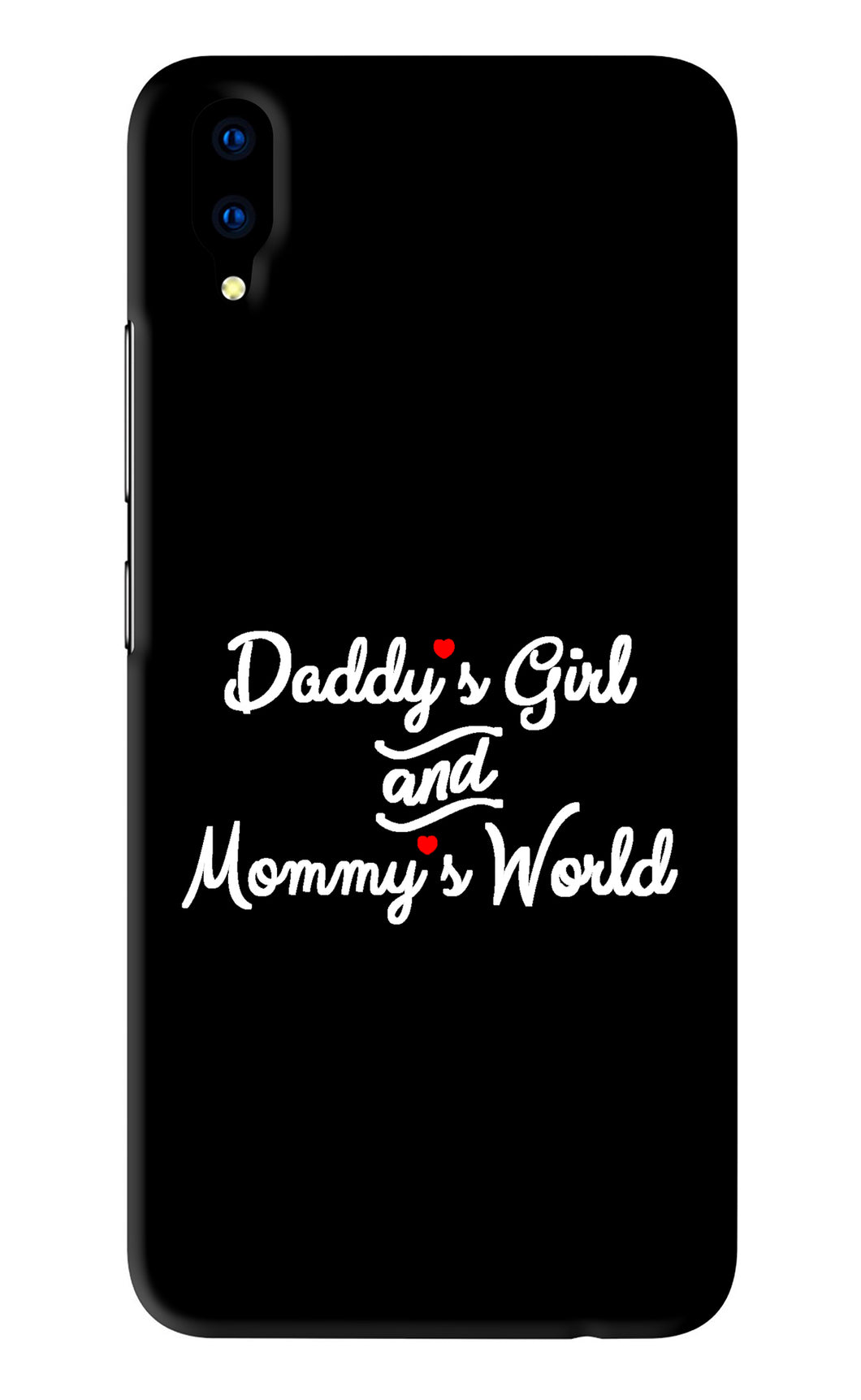 Daddy's Girl and Mommy's World Vivo V11 Pro Back Skin Wrap
