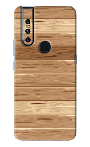 Wooden Vector Vivo V15 Back Skin Wrap