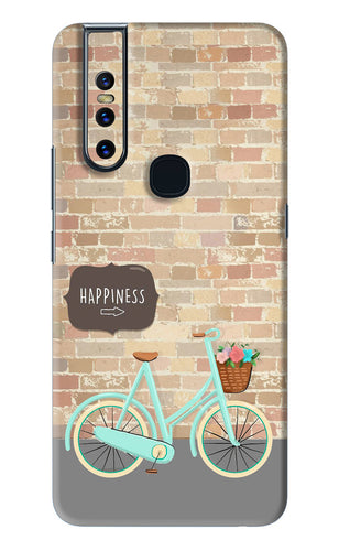 Happiness Artwork Vivo V15 Back Skin Wrap