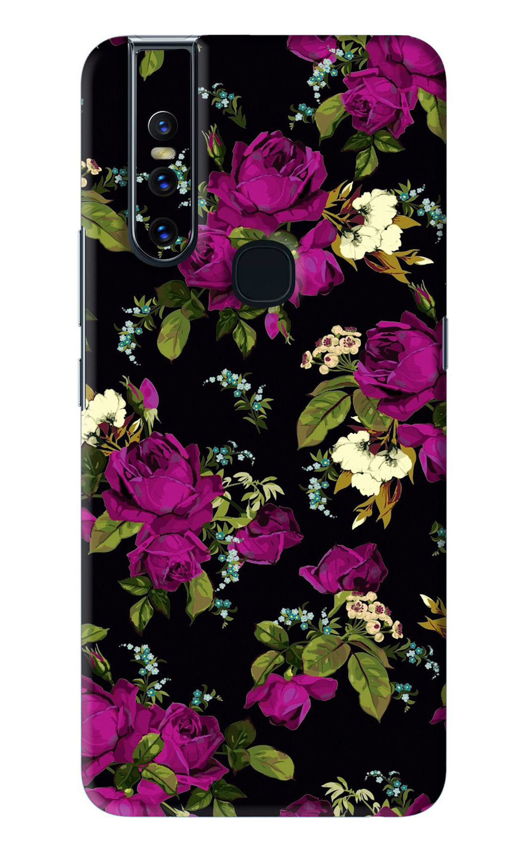 Flowers 3 Vivo V15 Back Skin Wrap