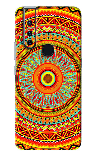 Mandala Pattern Vivo V15 Back Skin Wrap