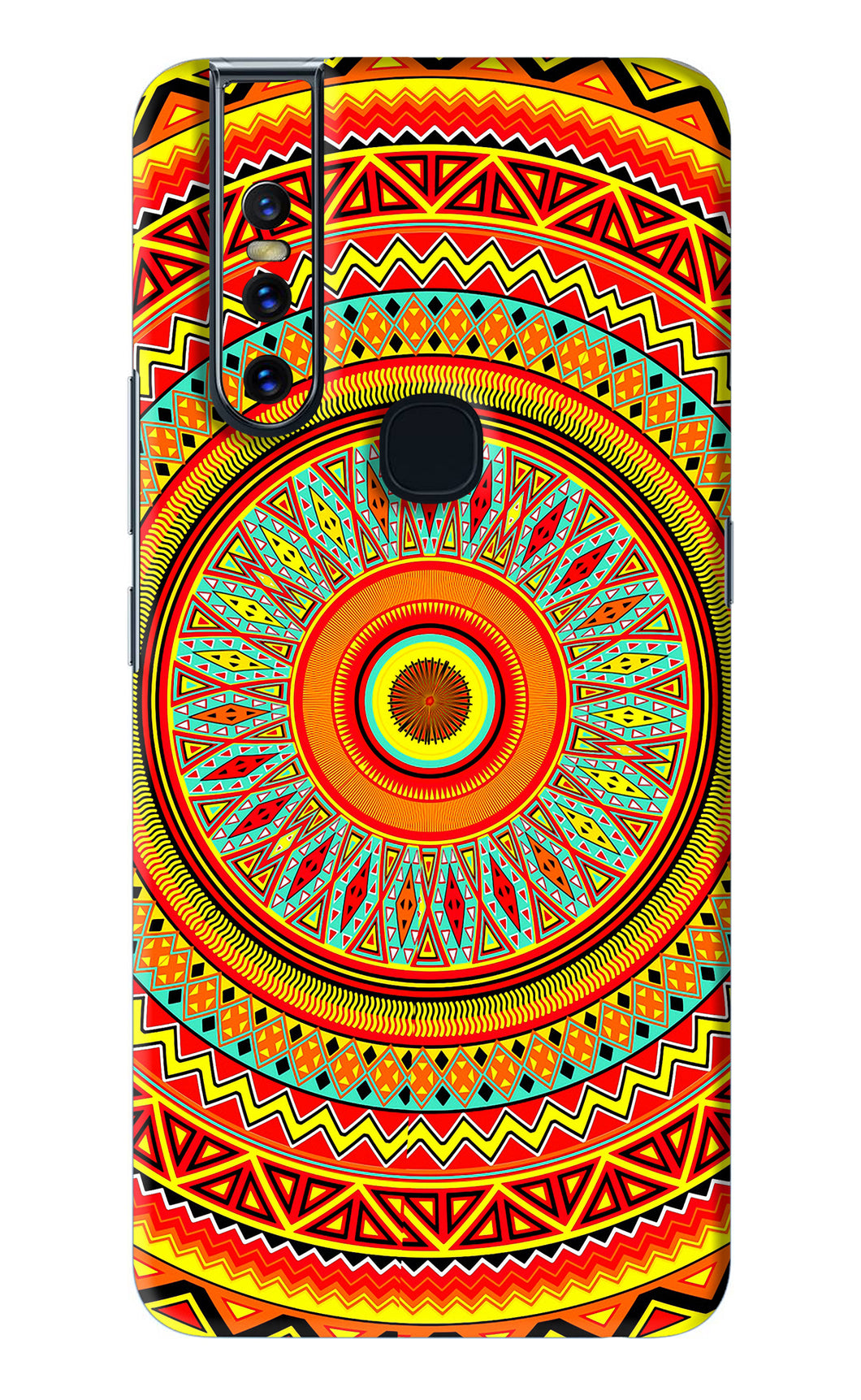 Mandala Pattern Vivo V15 Back Skin Wrap