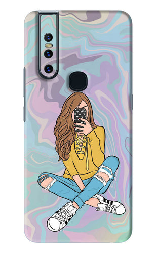 Selfie Girl Vivo V15 Back Skin Wrap
