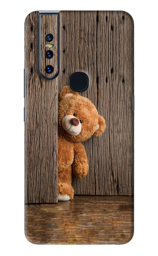 Teddy Wooden Vivo V15 Back Skin Wrap
