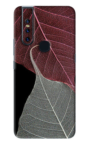 Leaf Pattern Vivo V15 Back Skin Wrap