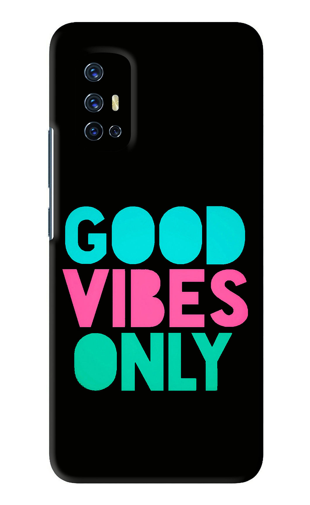 Quote Good Vibes Only Vivo V17 Back Skin Wrap