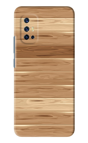Wooden Vector Vivo V17 Back Skin Wrap