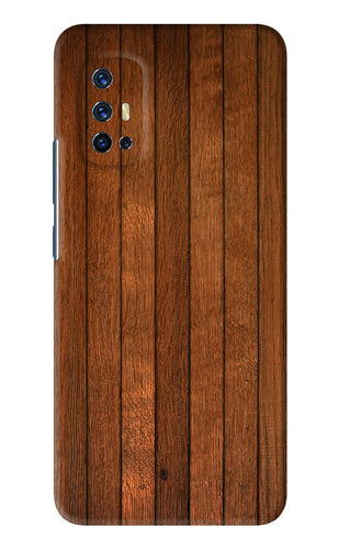 Wooden Artwork Bands Vivo V17 Back Skin Wrap