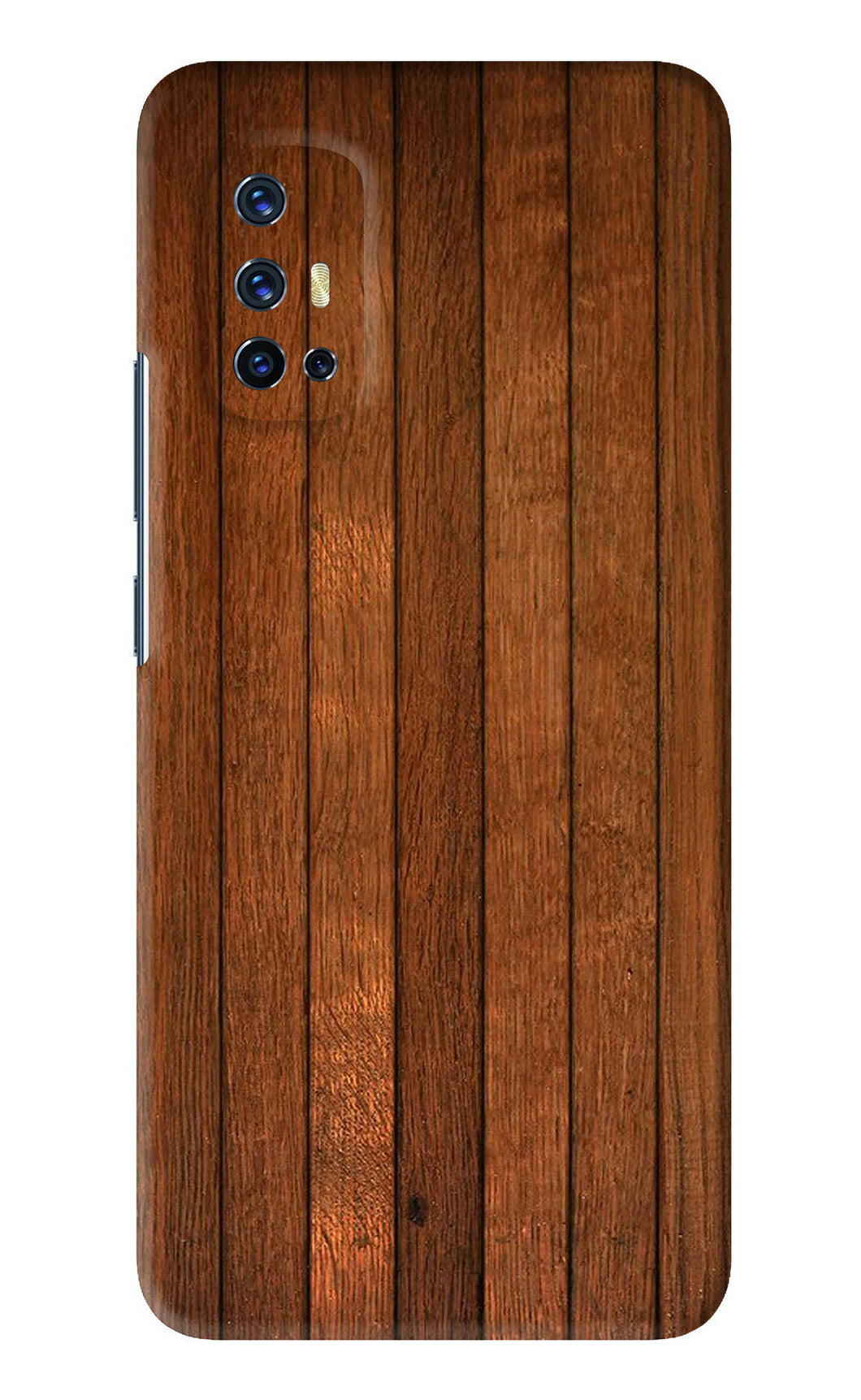 Wooden Artwork Bands Vivo V17 Back Skin Wrap