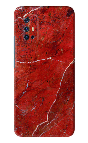 Red Marble Design Vivo V17 Back Skin Wrap