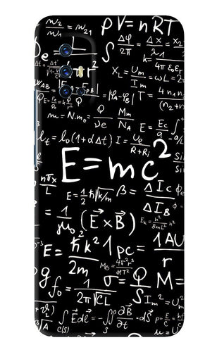 Physics Albert Einstein Formula Vivo V17 Back Skin Wrap
