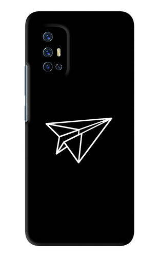 Paper Plane White Vivo V17 Back Skin Wrap