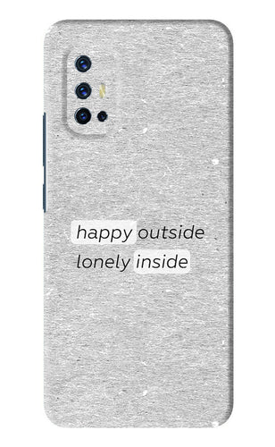 Happy Outside Lonely Inside Vivo V17 Back Skin Wrap