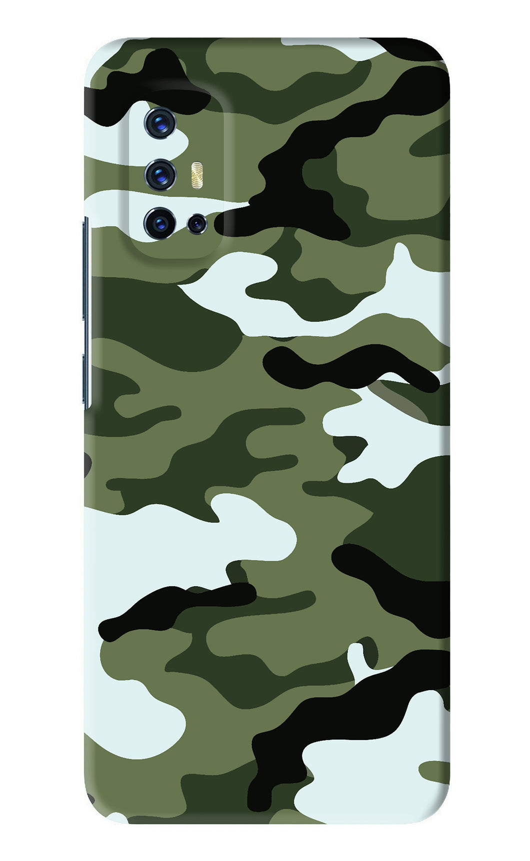 Camouflage 1 Vivo V17 Back Skin Wrap