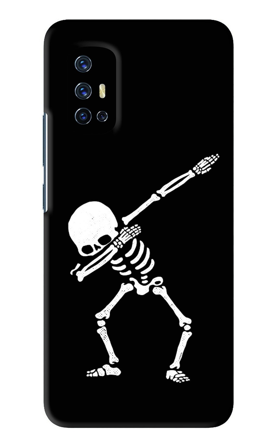 Dabbing Skeleton Art Vivo V17 Back Skin Wrap