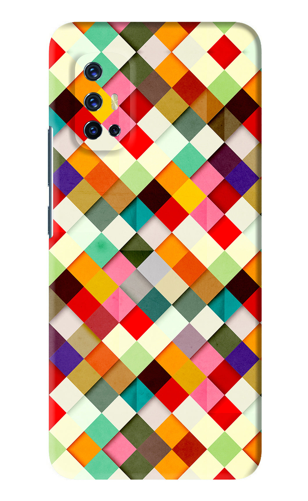 Geometric Abstract Colorful Vivo V17 Back Skin Wrap
