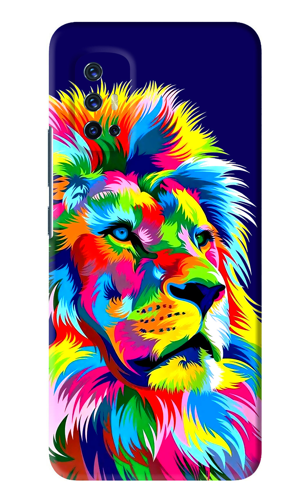 Vector Art Lion Vivo V17 Back Skin Wrap