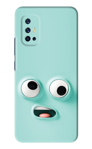 Silly Face Cartoon Vivo V17 Back Skin Wrap