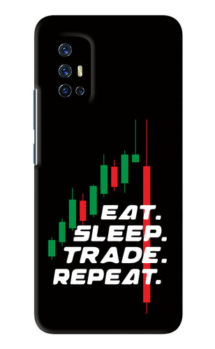 Eat Sleep Trade Repeat Vivo V17 Back Skin Wrap