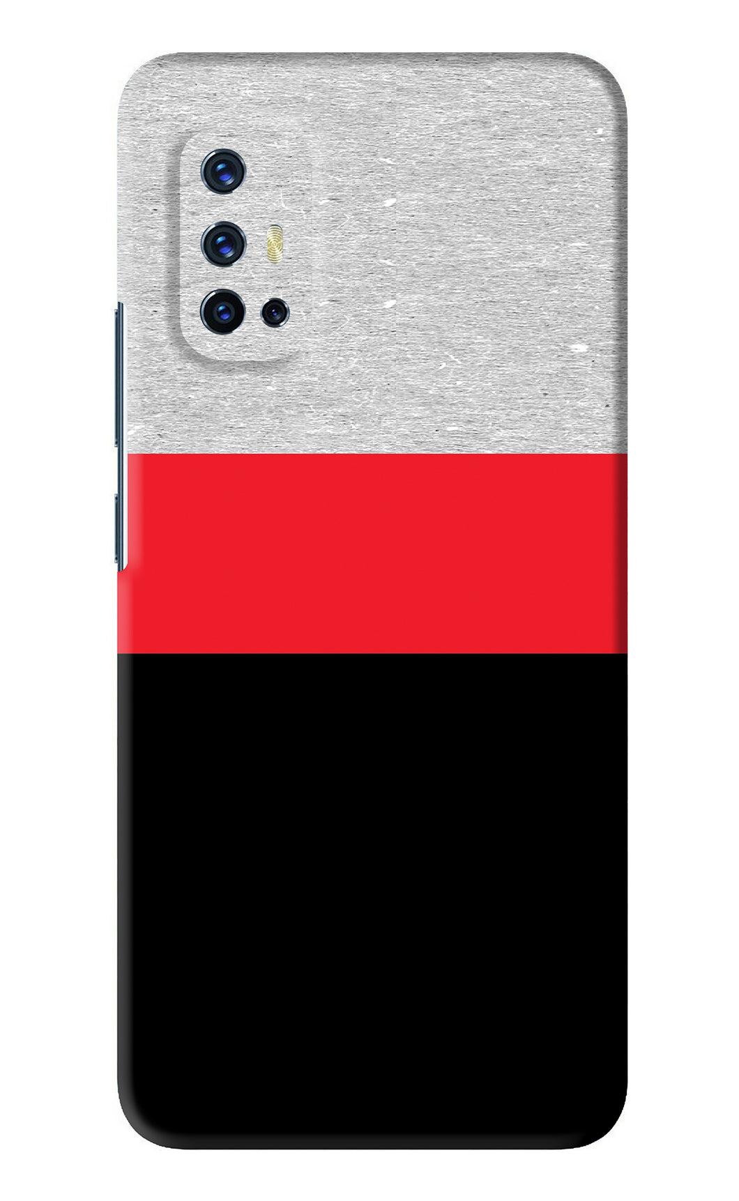 Tri Color Pattern Vivo V17 Back Skin Wrap