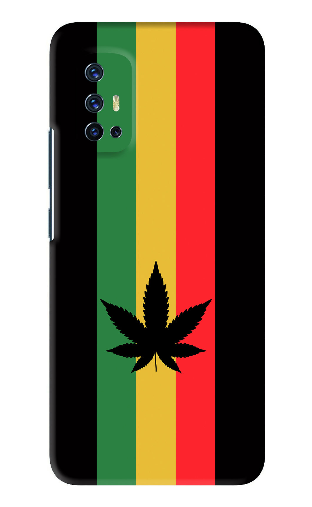 Weed Flag Vivo V17 Back Skin Wrap