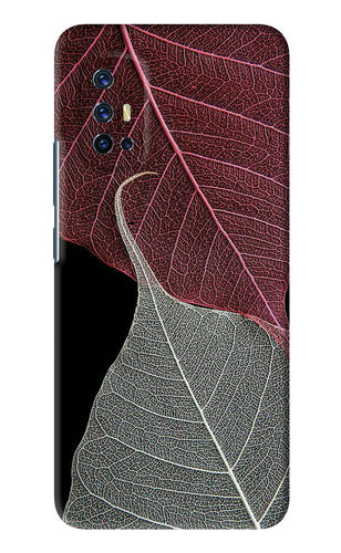 Leaf Pattern Vivo V17 Back Skin Wrap