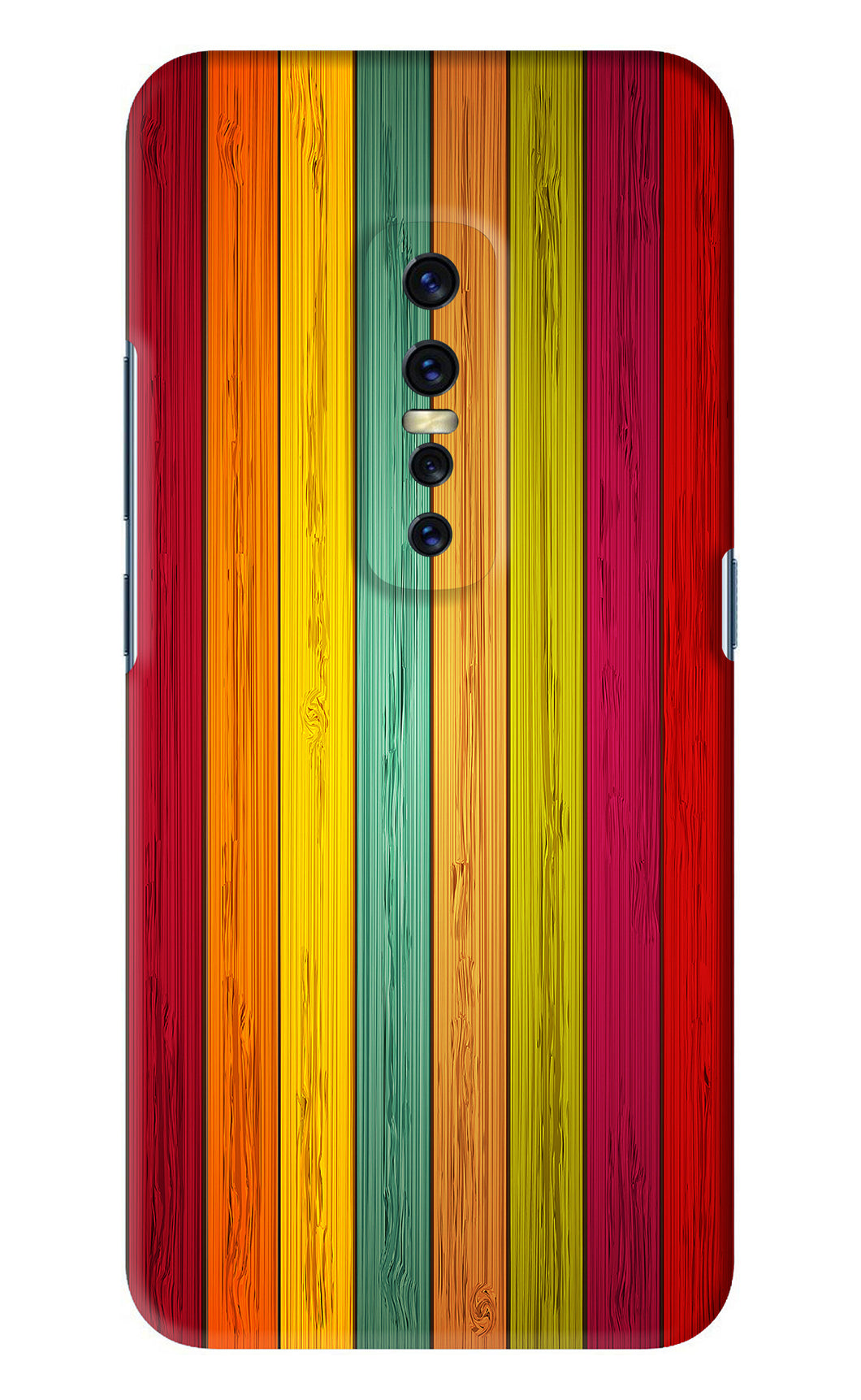 Multicolor Wooden Vivo V17 Pro Back Skin Wrap