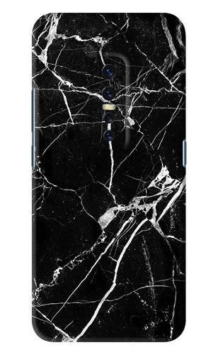 Black Marble Texture 2 Vivo V17 Pro Back Skin Wrap